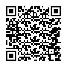 QR код за телефонен номер +12547578779