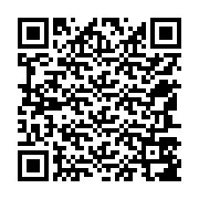 QR kód a telefonszámhoz +12547587850