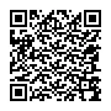 Código QR para número de teléfono +12547594048