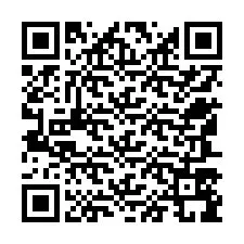 QR код за телефонен номер +12547599854