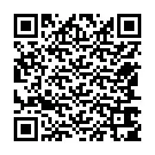 Código QR para número de teléfono +12547605896