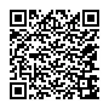 Kode QR untuk nomor Telepon +12547643079