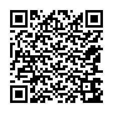 QR Code pour le numéro de téléphone +12547643085