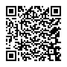 Código QR para número de teléfono +12547648503