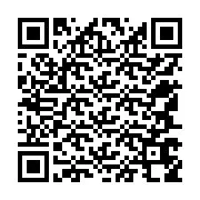 Codice QR per il numero di telefono +12547658170