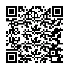 Codice QR per il numero di telefono +12547680725