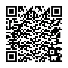 Codice QR per il numero di telefono +12547681486