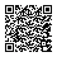 QR-Code für Telefonnummer +12547750429