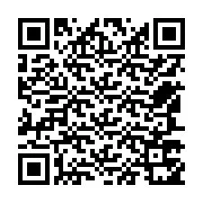 QR-code voor telefoonnummer +12547751947