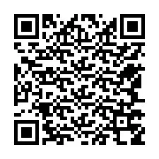 Código QR para número de teléfono +12547758222