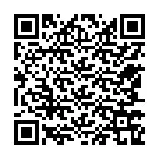 QR-Code für Telefonnummer +12547769492