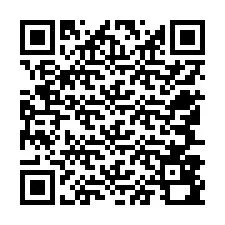 Kode QR untuk nomor Telepon +12547890738