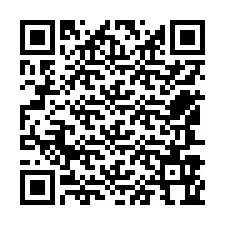 QR-code voor telefoonnummer +12547964557