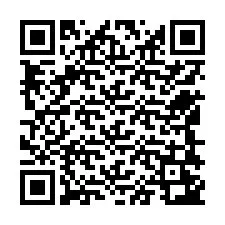 Codice QR per il numero di telefono +12548243016