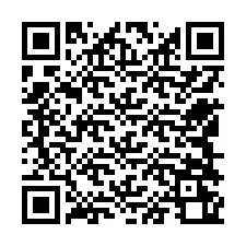 QR-Code für Telefonnummer +12548260336