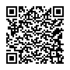 Código QR para número de teléfono +12548265871