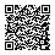 QR код за телефонен номер +12548400054