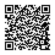 Código QR para número de teléfono +12548420056