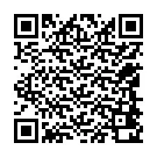 QR-code voor telefoonnummer +12548420059