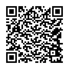 QR код за телефонен номер +12548421333