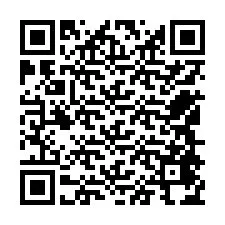 QR-code voor telefoonnummer +12548474977