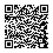 QR-code voor telefoonnummer +12548480430