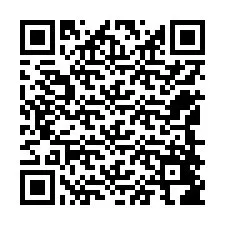 QR код за телефонен номер +12548486645