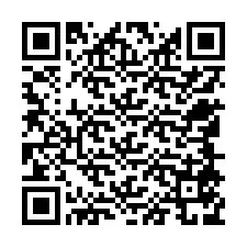 QR код за телефонен номер +12548579888