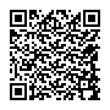 Código QR para número de teléfono +12548594116