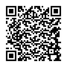 Kode QR untuk nomor Telepon +12548594122