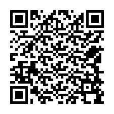 QR-код для номера телефона +12548598423