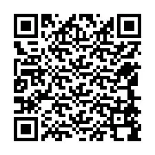 QR код за телефонен номер +12548598802