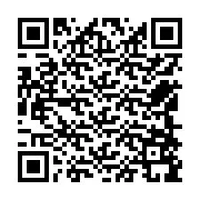 QR код за телефонен номер +12548599317