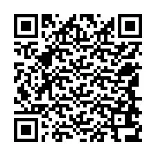 QR код за телефонен номер +12548636164