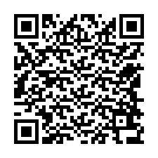 QR Code pour le numéro de téléphone +12548636666