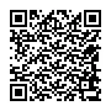 Código QR para número de teléfono +12548637946