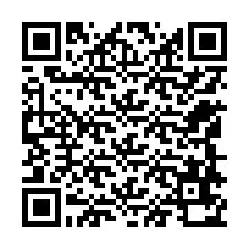 QR Code สำหรับหมายเลขโทรศัพท์ +12548670515