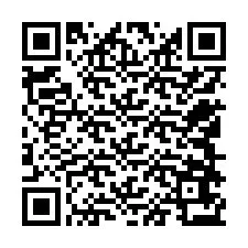 Código QR para número de telefone +12548673339