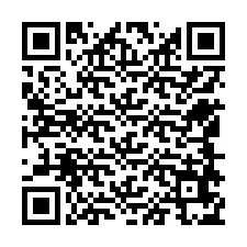 QR-код для номера телефона +12548675482