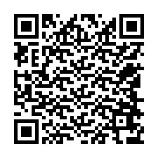 QR-koodi puhelinnumerolle +12548676399