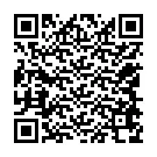 QR код за телефонен номер +12548678939