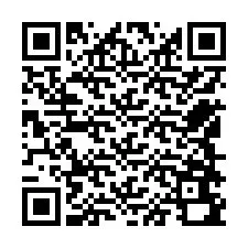 QR-code voor telefoonnummer +12548690367