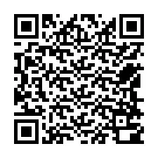 QR-Code für Telefonnummer +12548700657