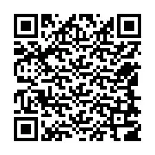 QR-код для номера телефона +12548706086