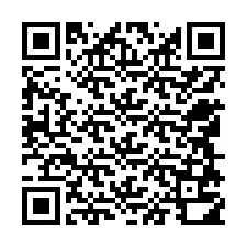 Codice QR per il numero di telefono +12548710078