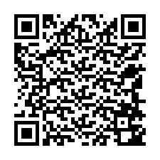 Codice QR per il numero di telefono +12548742710