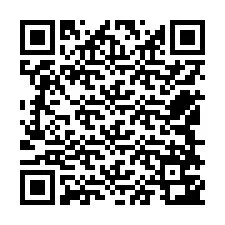 Kode QR untuk nomor Telepon +12548743637