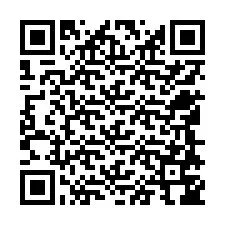 QR код за телефонен номер +12548746158