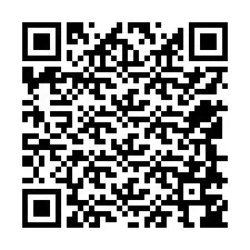 QR kód a telefonszámhoz +12548746159