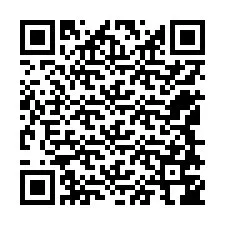 QR-Code für Telefonnummer +12548746165